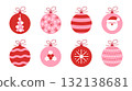 Christmas tree balls 132138681