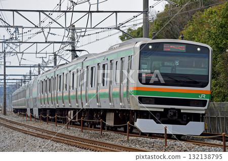 JR東日本 E231系列 1000系列 K-20(神津) 岡部至本莊之間的高崎線 JR東日本 E231系列 1000系列 K-20(神津) 岡部至本莊之間的高崎線 132138795
