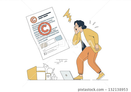 智慧財產權和版權侵權檢測和警告 132138953