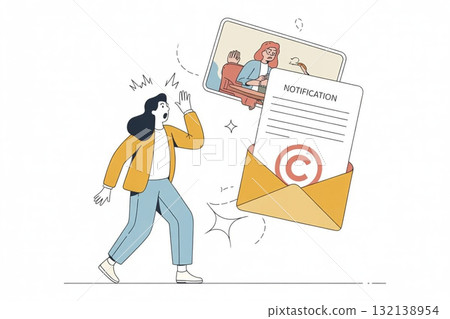 智慧財產權和版權侵權檢測和警告 132138954