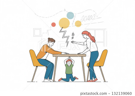 家庭防災演習示意圖 132139060