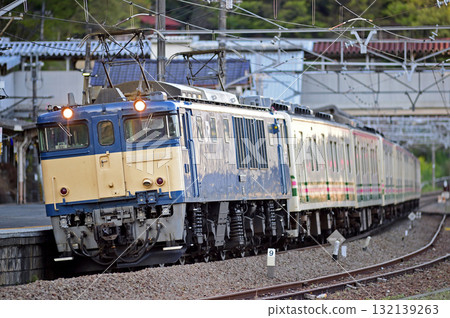 中央本線、上野原、JR東日本、EF64-1032+107系、R3+R4+R5+R9編組（高崎） 132139263