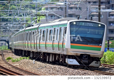 東海道本線、真鶴、JR東日本、E233系列3000系列、E-14列車（神津） 132139972