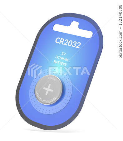 CR2032 button cell battery in blister pack 132140509