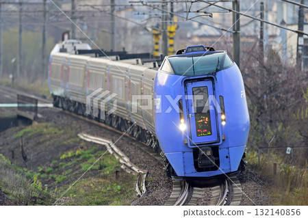 千歲線 北廣島-島松 JR北海道Kiha 283系列超大空 132140856