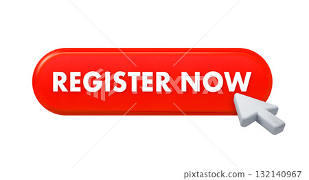 Register now button showing signup cursor clicking Register now button showing signup cursor clicking 132140967