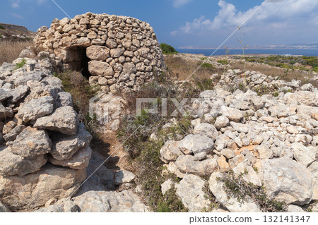 An old abandoned stone hut located near Mellieha An old abandoned stone hut located near Mellieha 132141347
