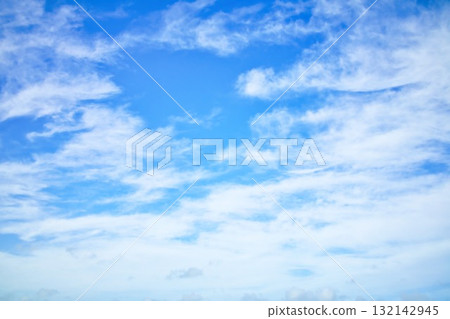 New Zealand Sky Replacement Wonderful Blue Sky With Light White Cloudyness 132142945