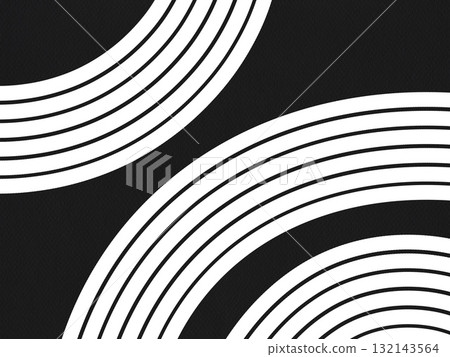 Abstract black white wavy line pattern background geometric design template card element minimalistic vertical horizontal 132143564