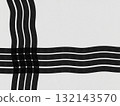 Abstract black white wavy line pattern background geometric design template card element minimalistic vertical horizontal 132143570