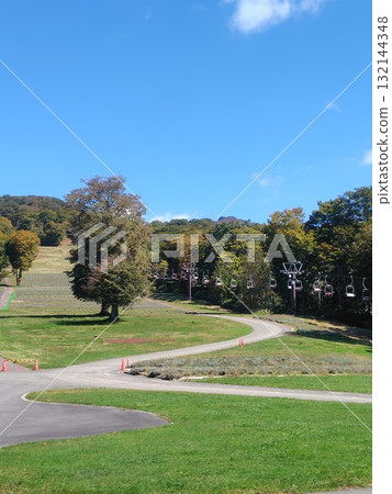 Tanbara Plateau in early autumn, Numata City, Gunma Prefecture 132144348