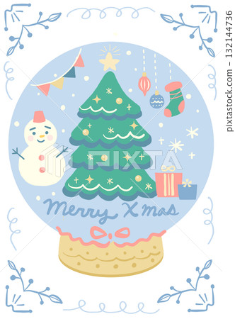 Merry Christmas! Snow globe 132144736