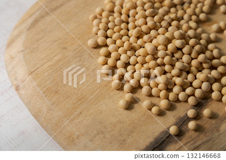 Soybeans on the table Soybeans on the table 132146668