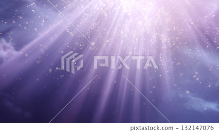 神秘的薰衣草：射線和粒子的高貴抽象背景 132147076