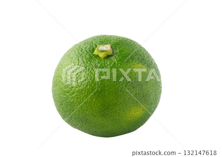 透明背景上的一個酢橘（png） 132147618