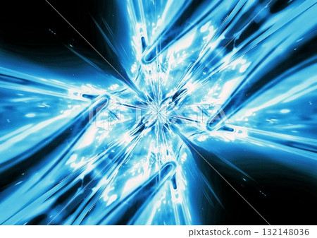 3d illustration of countless abstract blue light arrows moving upwards in a technology concept 3d illustration of countless abstract blue light arrows moving upwards in a technology concept 132148036