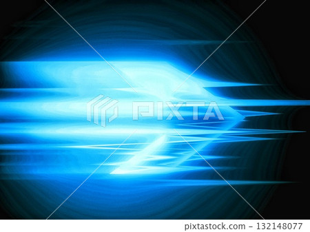 3d illustration of countless abstract blue light arrows moving upwards in a technology concept 132148077
