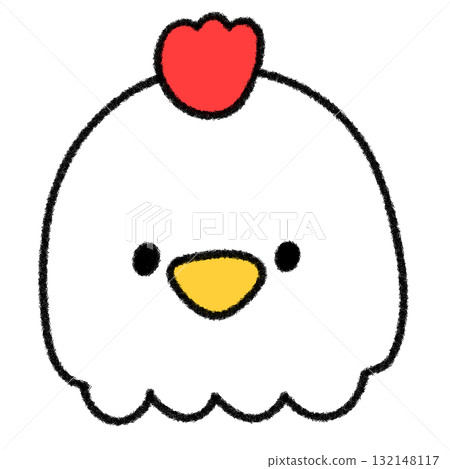 Cute and relaxed hand-drawn illustration of the zodiac bird Cute and relaxed hand-drawn illustration of the zodiac bird 132148117