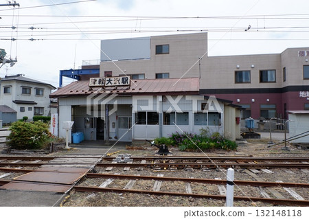 Tsugaru-Osawa Station building seen from the platform Tsugaru-Osawa Station building seen from the platform 132148118