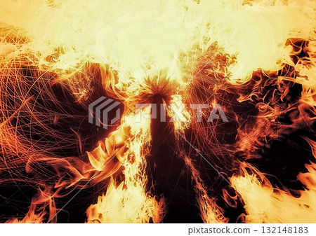 Abstract background with swirling flames Abstract background with swirling flames 132148183