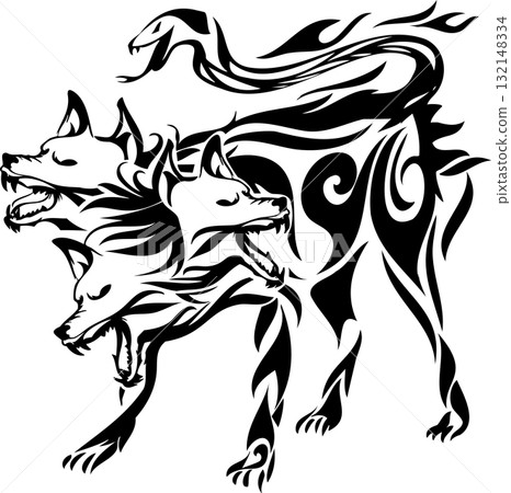 地獄犬部落紋身圖解 132148334
