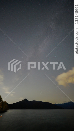 The Milky Way and comet seen from Lake Chuzenji The Milky Way and comet seen from Lake Chuzenji 132148661