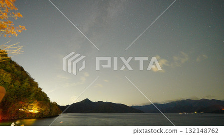 月光下的湖面與銀河 月光下的湖面與銀河 132148762