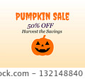 pumpkin sale fifty percent off harvest savings 132148840