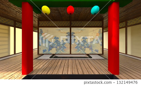 Japanese-style house  132149476