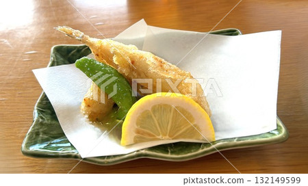 Fried pufferfish Fried pufferfish 132149599