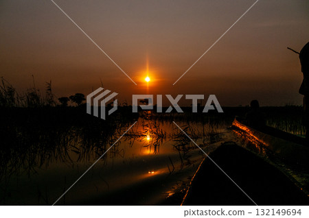 Mokoro trip on the Okavango Delta Mokoro trip on the Okavango Delta 132149694