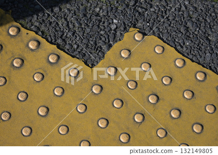 Braille block Braille block 132149805