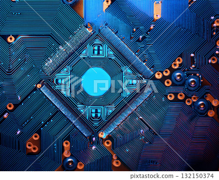 電子電路板的特寫照片 電子電路板的特寫照片 132150374