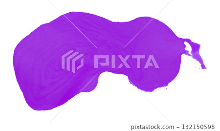 purple watercolor splash brush isolated on transparent background 132150598