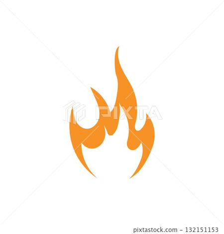 fire logo vector icon illustration 132151153
