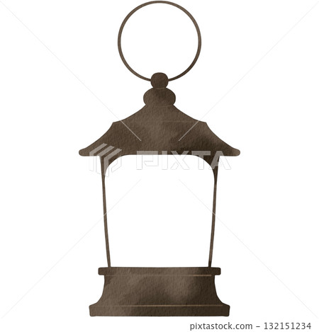 時尚的室內風格水彩燈籠插畫 時尚的室內風格水彩燈籠插畫 132151234