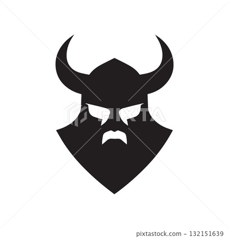Powerful Viking Warrior Helmet Merged with Wild Animal Emblem Powerful Viking Warrior Helmet Merged with Wild Animal Emblem 132151639