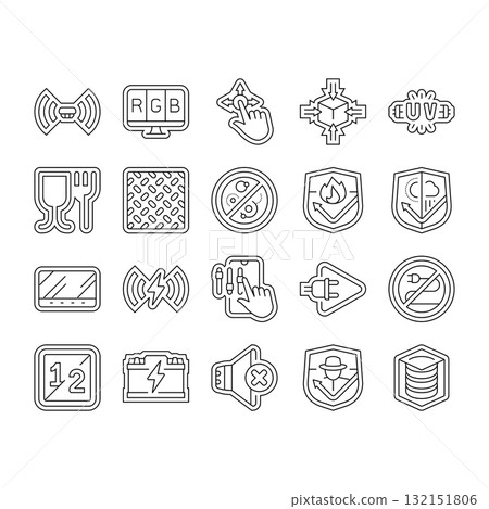 ease of use convenience product icons set vector 132151806