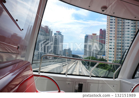 金線，泰國曼谷的高架鐵路 132151989