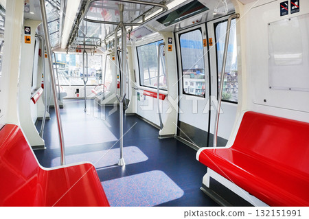 金線，泰國曼谷的高架鐵路 132151991