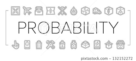 portability convenience product icons set vector 132152272