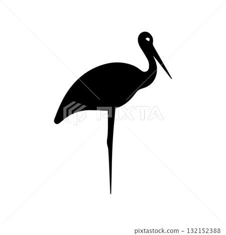 Royal Stork Logo Inside Shield for Premium Brand Identity Royal Stork Logo Inside Shield for Premium Brand Identity 132152388