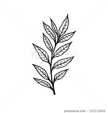 Modern Tech-Inspired Coffee Plant Icon for Innovative Branding Modern Tech-Inspired Coffee Plant Icon for Innovative Branding 132152603