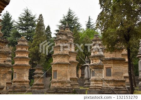 Pagodas of the Pagoda Forest at the Shaolin Temple 132153270