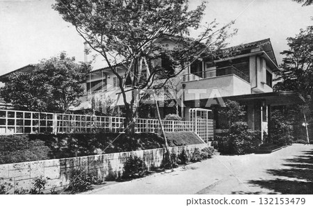 Prewar architecture, modern architecture, Showa era houses 132153479