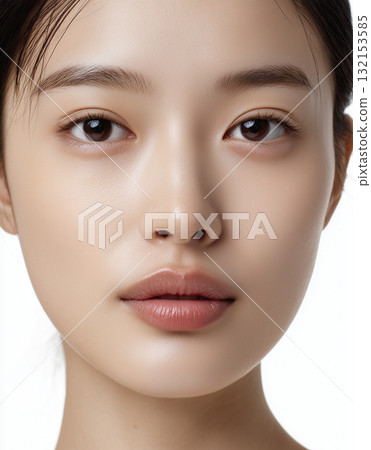 Beauty image: Woman with smooth skin 132153585