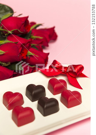  Heart Chocolate and Valentine's Day 132153788