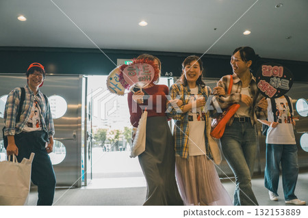 偶像 追星 扇子 132153889