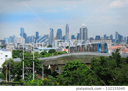 MRT Blue Line in Bangkok, Thailand 132155040