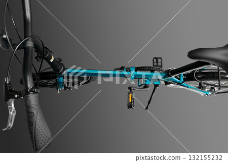 Folding bicycle frame. 132155232